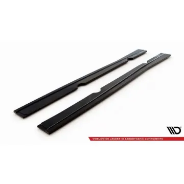 RAJOUTS DE BAS DE CAISSE MAXTON NOIR BRILLANT – FIESTA ST180 ST200 MK7 / MK7 FACELIFT