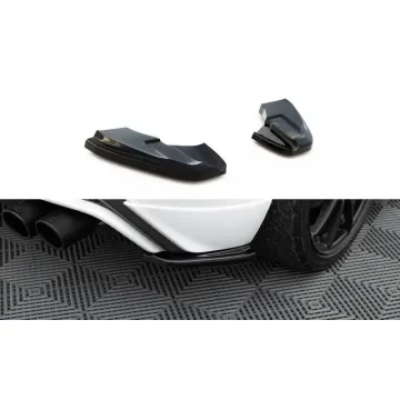LAMES LATÉRALES DE PARE-CHOCS ARRIÈRE MAXTON NOIR BRILLANT – FIESTA ST180 ST200 MK7 FACELIFT